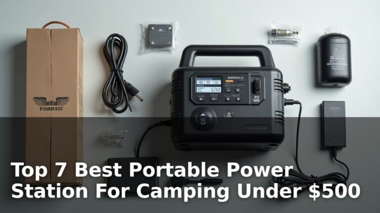 Top 7 Best Portable Power Station For Camping Under $500
