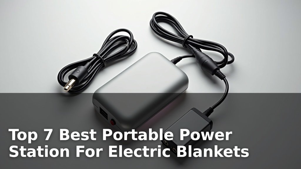 Top 7 Best Portable Power Station For Electric Blankets