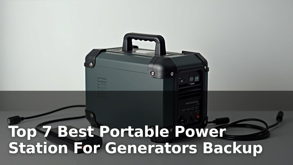Top 7 Best Portable Power Station For Generators Backup