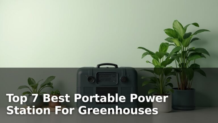 Top 7 Best Portable Power Station For Greenhouses