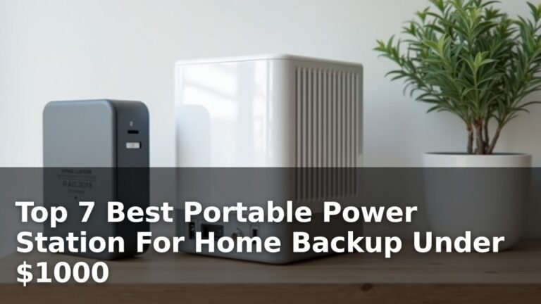 Top 7 Best Portable Power Station For Home Backup Under $1000
