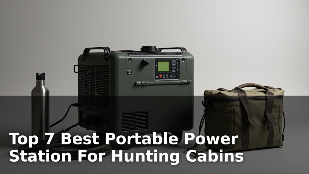 Top 7 Best Portable Power Station For Hunting Cabins