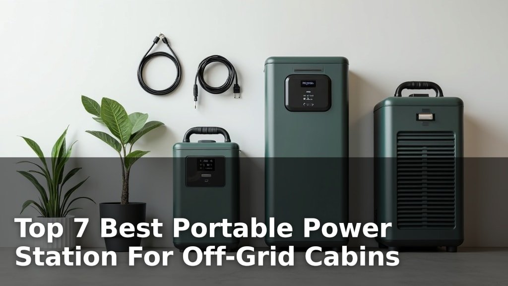 Top 7 Best Portable Power Station For Off-Grid Cabins