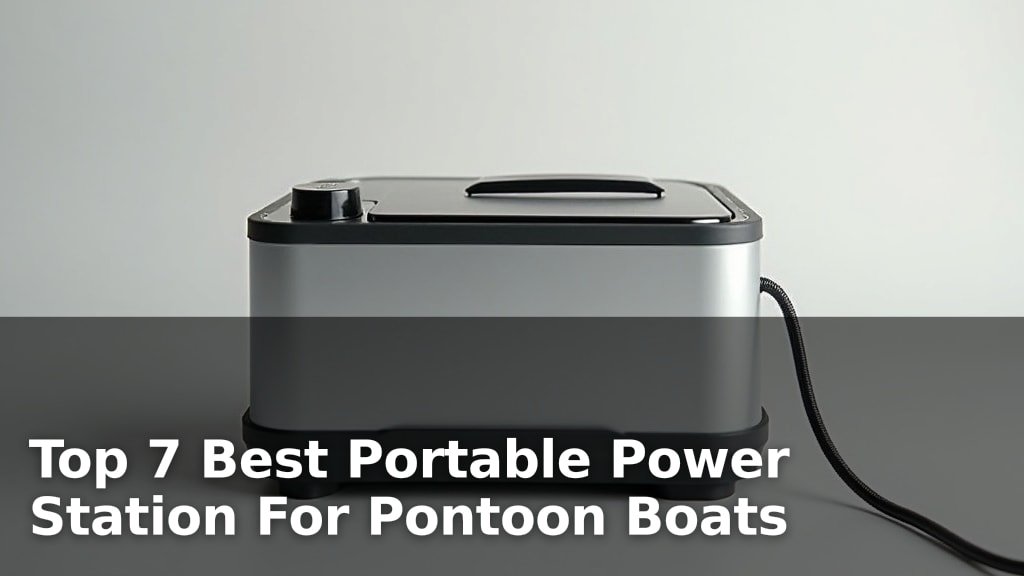 Top 7 Best Portable Power Station For Pontoon Boats