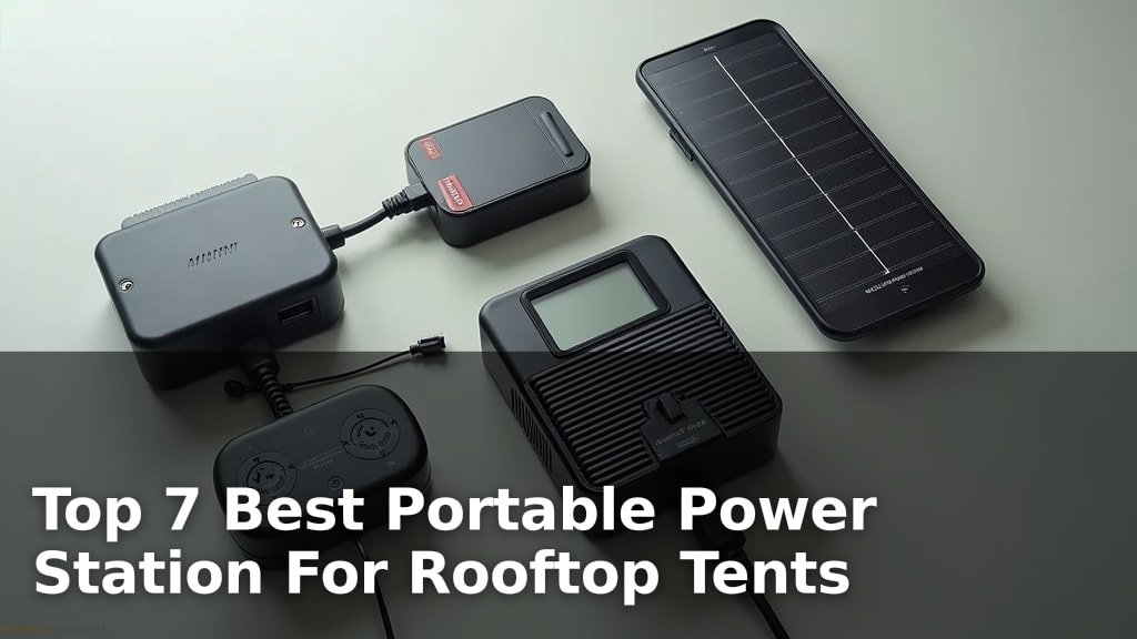 Top 7 Best Portable Power Station For Rooftop Tents