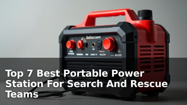 Top 7 Best Portable Power Station For Search And Rescue Teams