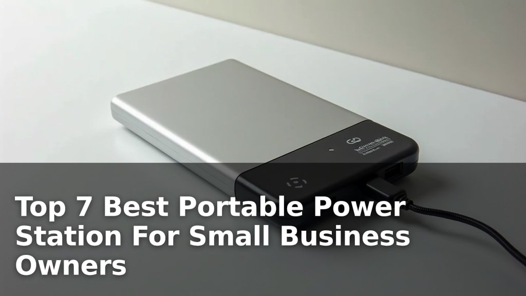 Top 7 Best Portable Power Station For Small Business Owners