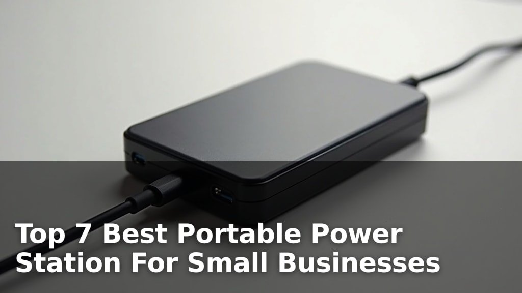 Top 7 Best Portable Power Station For Small Businesses
