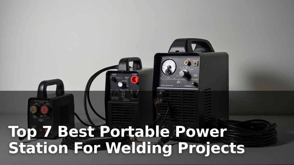 Top 7 Best Portable Power Station For Welding Projects