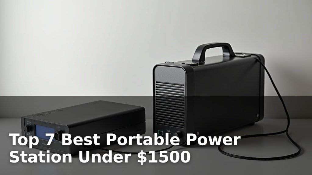 Top 7 Best Portable Power Station Under $1500