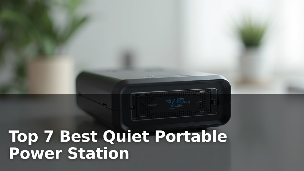 Top 7 Best Quiet Portable Power Station