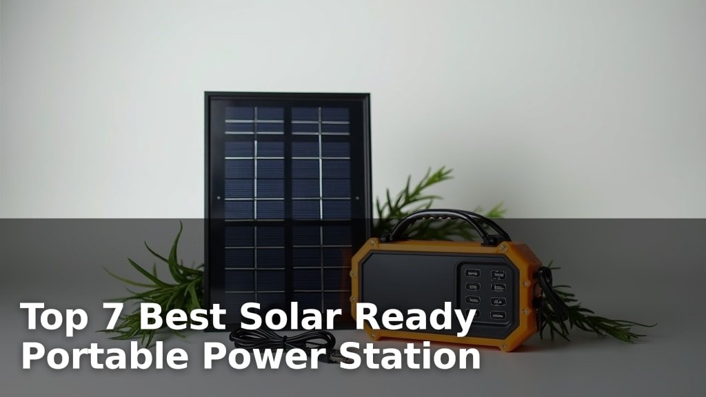 Top 7 Best Solar Ready Portable Power Station
