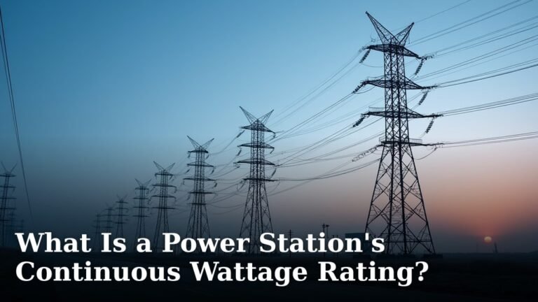 What Is a Power Station's Continuous Wattage Rating?