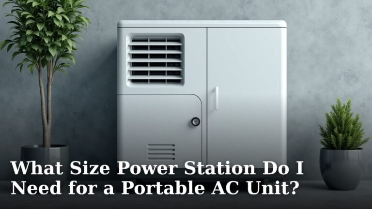 What Size Power Station Do I Need for a Portable AC Unit?