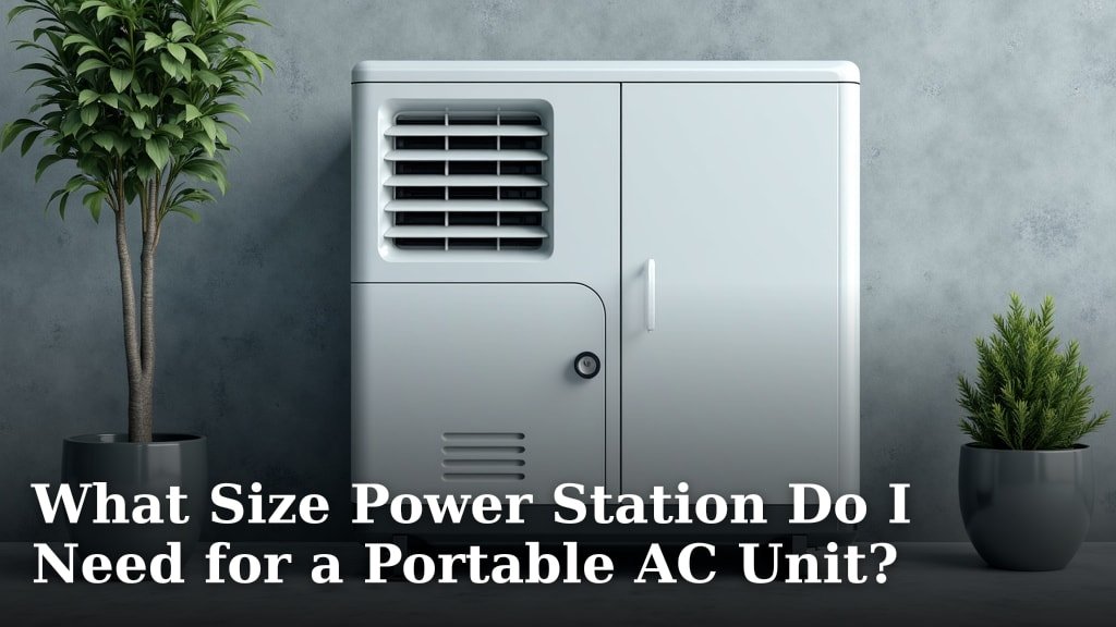 What Size Power Station Do I Need for a Portable AC Unit?