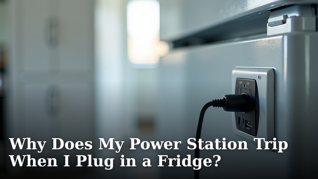 Why Does My Power Station Trip When I Plug in a Fridge?