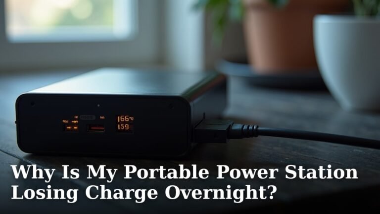 Why Is My Portable Power Station Losing Charge Overnight?