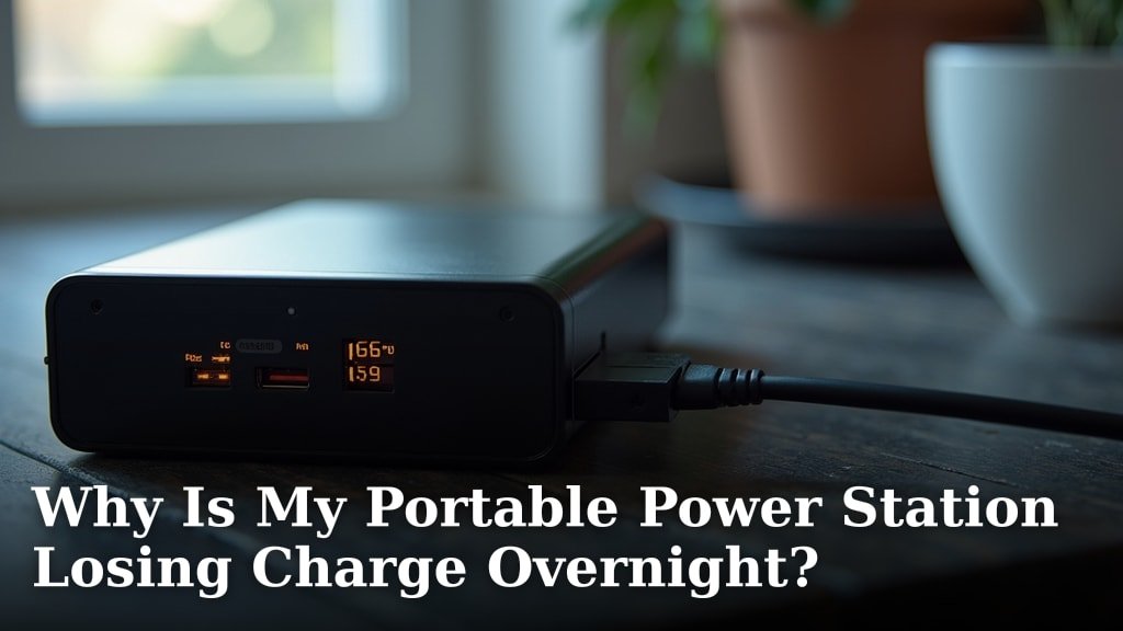 Why Is My Portable Power Station Losing Charge Overnight?
