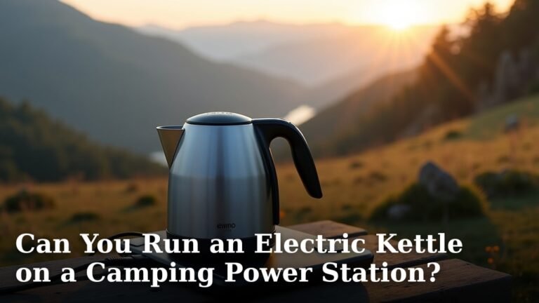Can You Run an Electric Kettle on a Camping Power Station?