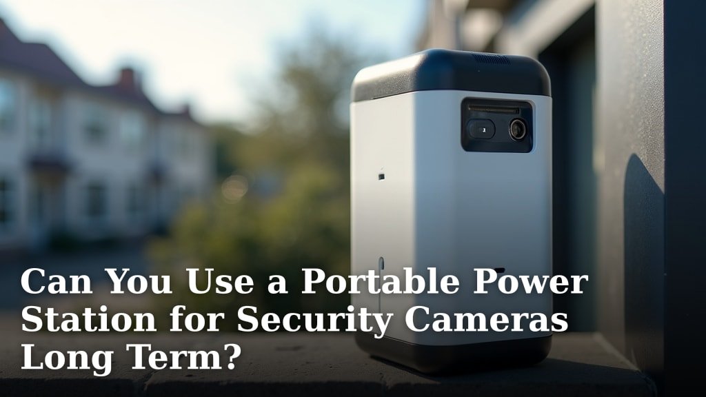 Can You Use a Portable Power Station for Security Cameras Long Term?