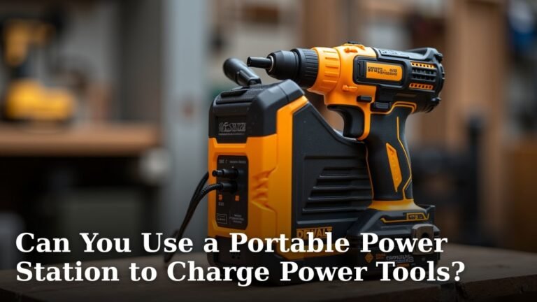 Can You Use a Portable Power Station to Charge Power Tools?