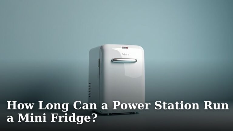 How Long Can a Power Station Run a Mini Fridge?