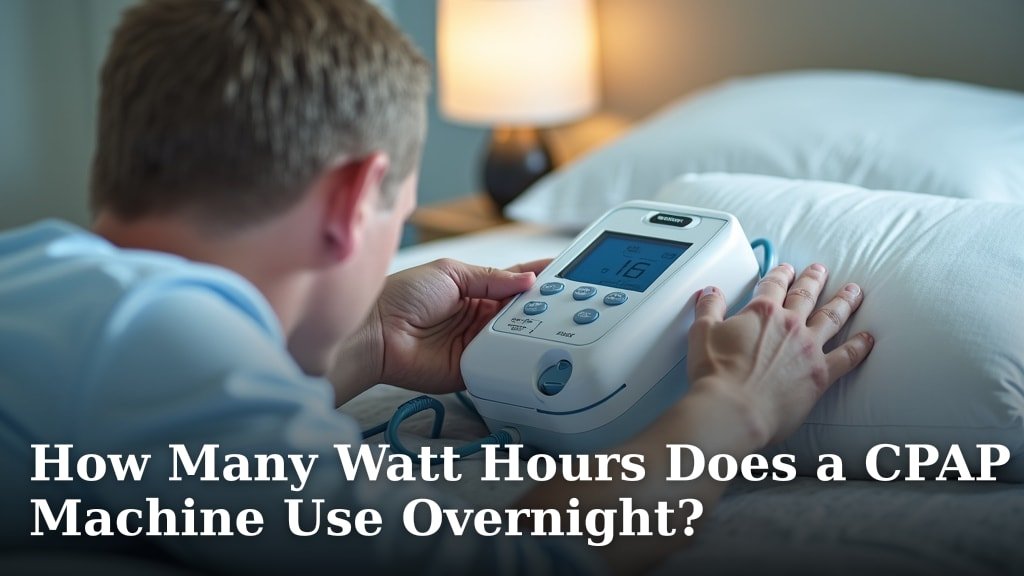How Many Watt Hours Does a CPAP Machine Use Overnight?