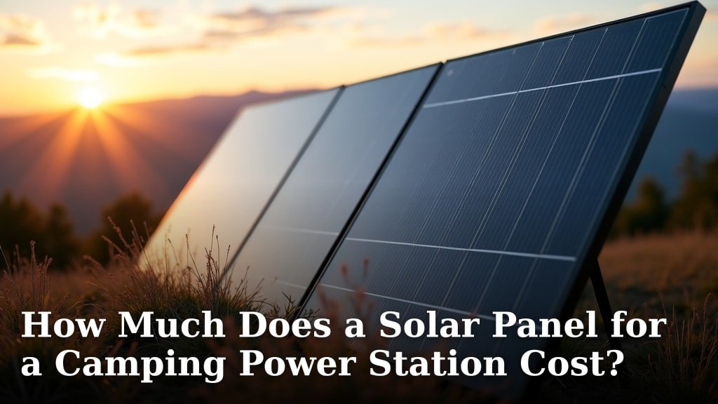 How Much Does a Solar Panel for a Camping Power Station Cost?