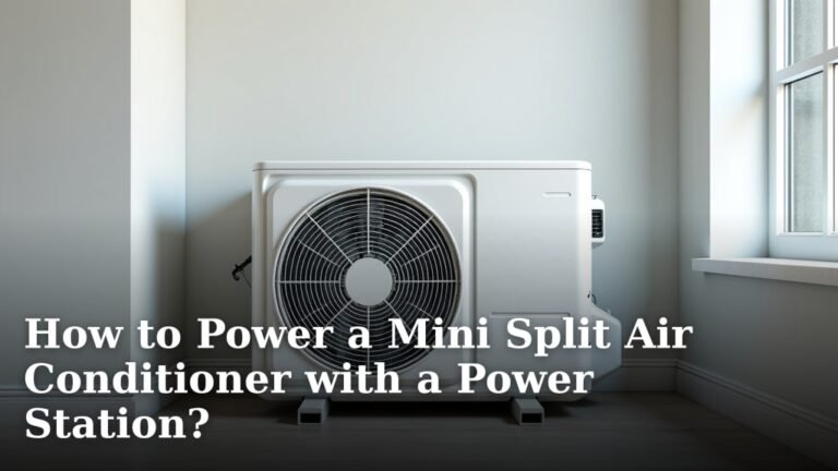 How to Power a Mini Split Air Conditioner with a Power Station?