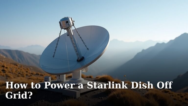 How to Power a Starlink Dish Off Grid?