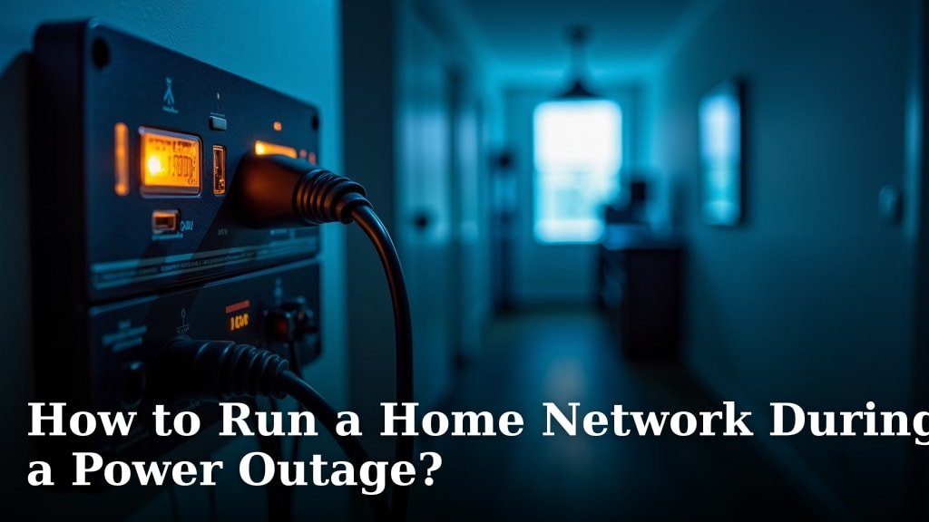 How to Run a Home Network During a Power Outage?