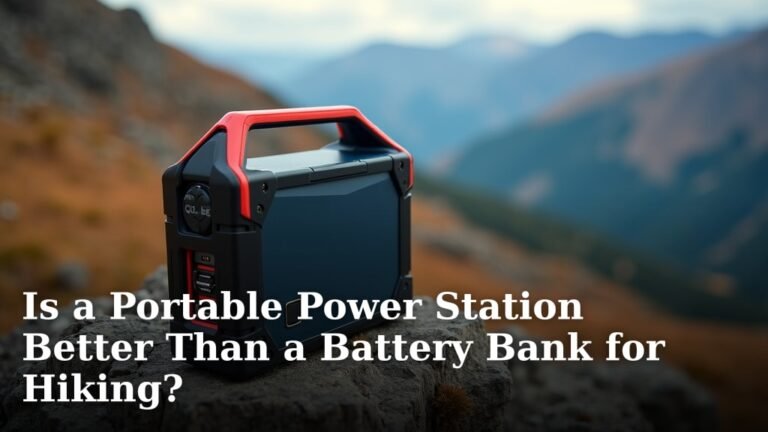 Is a Portable Power Station Better Than a Battery Bank for Hiking?