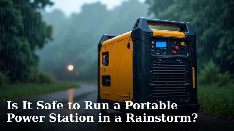 Is It Safe to Run a Portable Power Station in a Rainstorm?