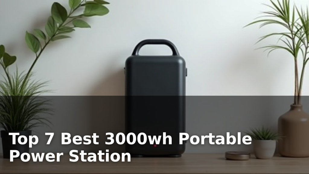 Top 7 Best 3000wh Portable Power Station