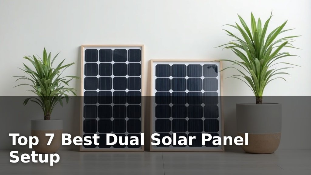 Top 7 Best Dual Solar Panel Setup