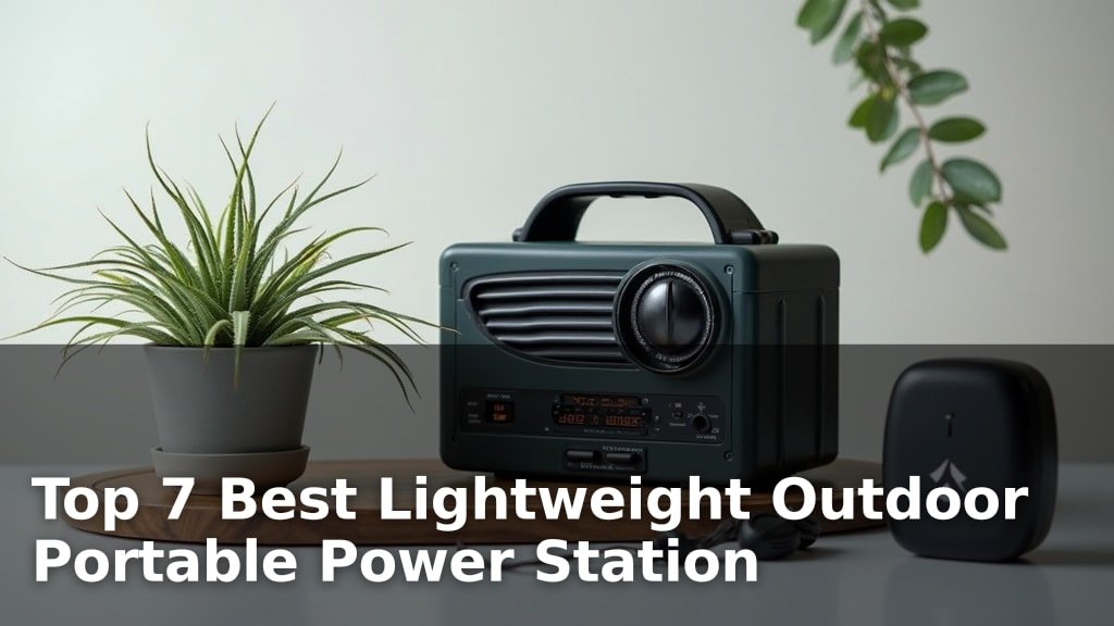 Top 7 Best Lightweight Outdoor Portable Power Station