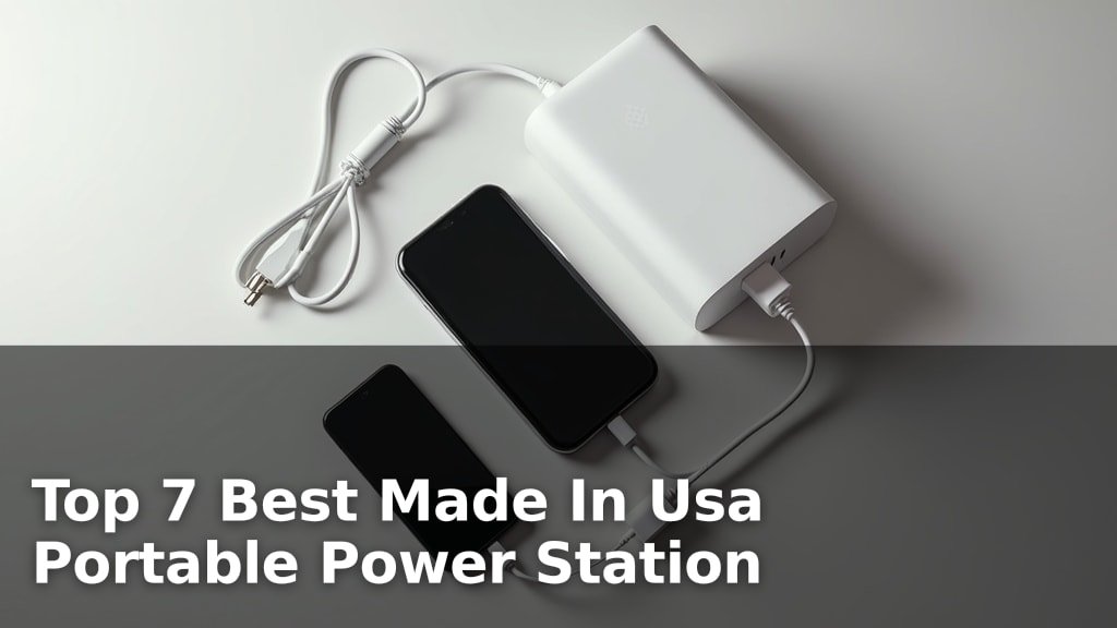 Top 7 Best Made In Usa Portable Power Station