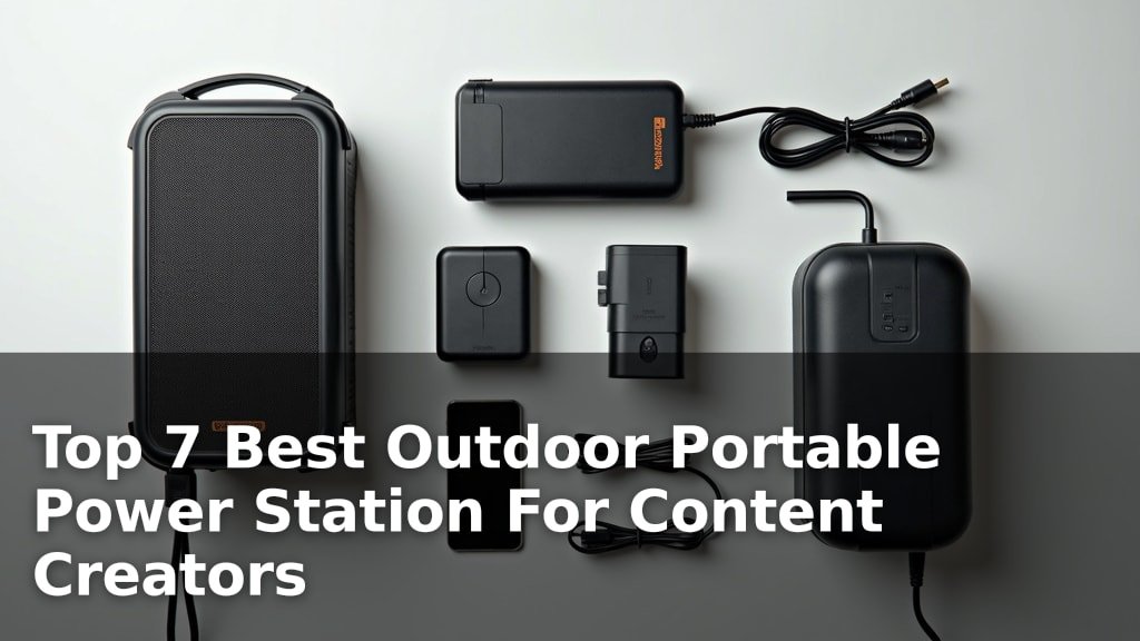 Top 7 Best Outdoor Portable Power Station For Content Creators