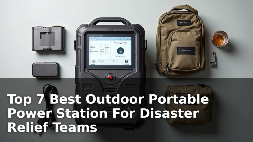 Top 7 Best Outdoor Portable Power Station For Disaster Relief Teams