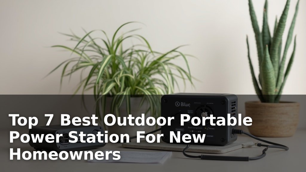 Top 7 Best Outdoor Portable Power Station For New Homeowners