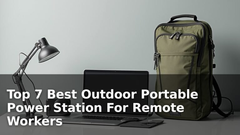 Top 7 Best Outdoor Portable Power Station For Remote Workers