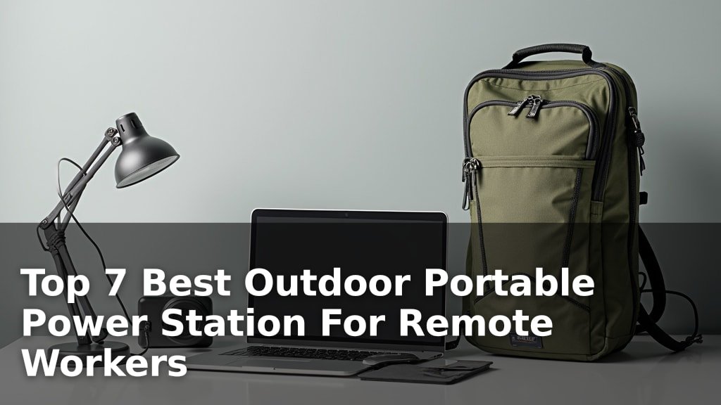 Top 7 Best Outdoor Portable Power Station For Remote Workers