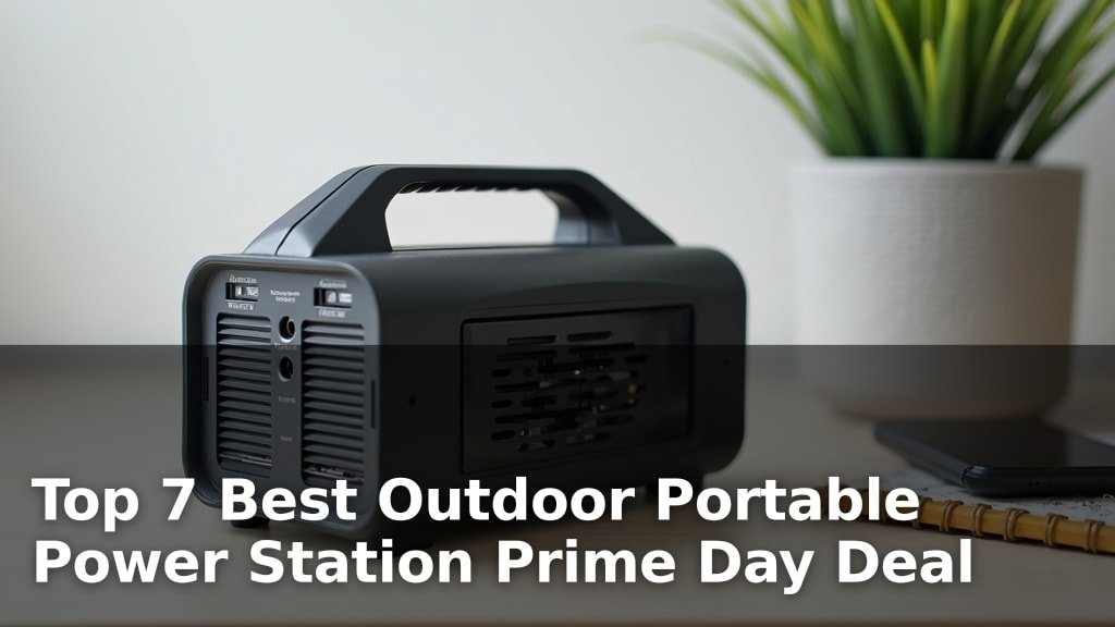 Top 7 Best Outdoor Portable Power Station Prime Day Deal