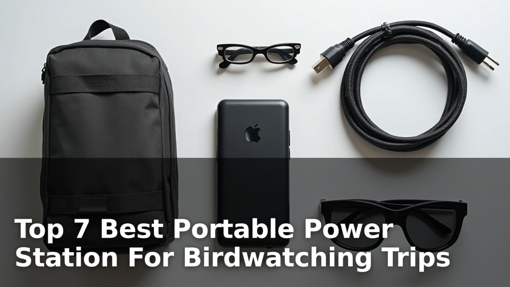 Top 7 Best Portable Power Station For Birdwatching Trips