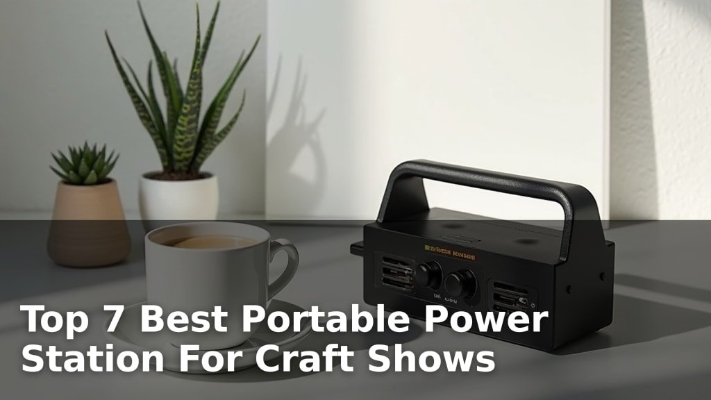 Top 7 Best Portable Power Station For Craft Shows