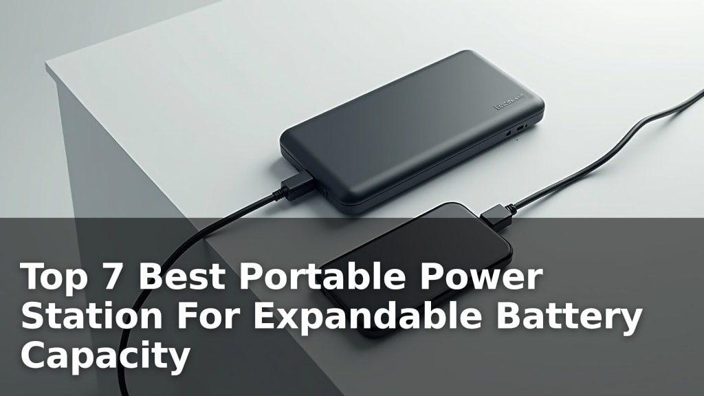Top 7 Best Portable Power Station For Expandable Battery Capacity