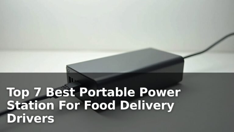 Top 7 Best Portable Power Station For Food Delivery Drivers