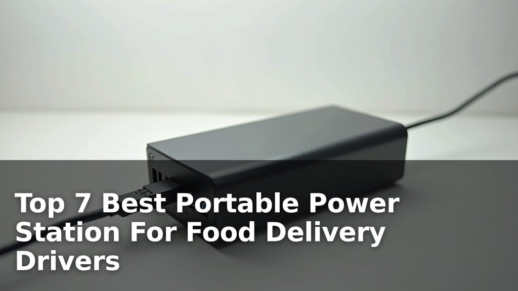 Top 7 Best Portable Power Station For Food Delivery Drivers