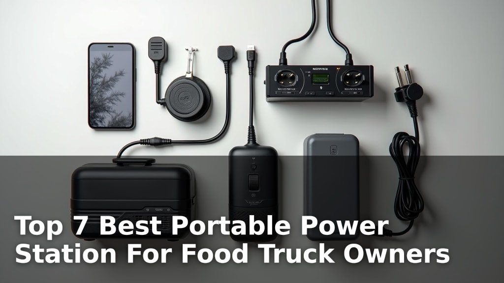 Top 7 Best Portable Power Station For Food Truck Owners