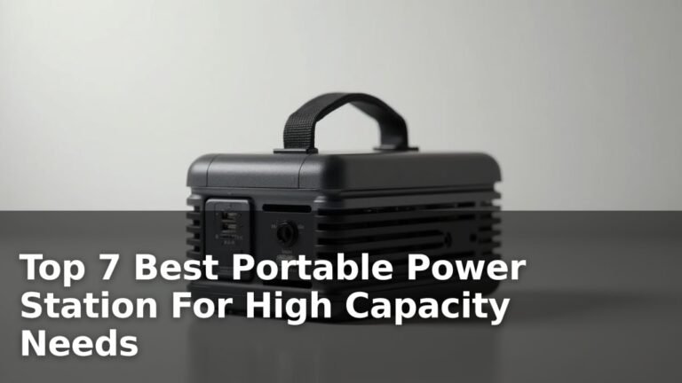 Top 7 Best Portable Power Station For High Capacity Needs